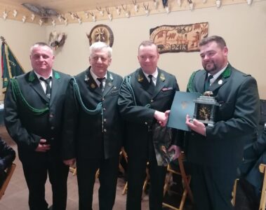 Okolicznościowy adres dla kol. Bartłomieja Chwistka